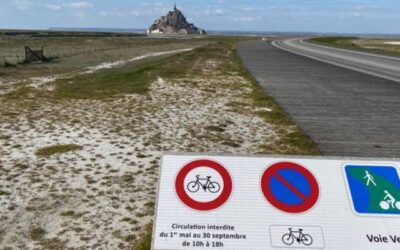 Mont St Michel : Accès autorisé aux vélos pendant l’été 2020