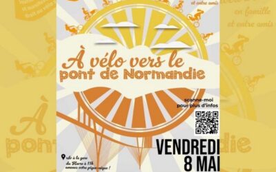 Vendredi 8 mai 2026 – Tous à vélo vers le Pont de Normandie pour une balade manifestive et conviviale suivie d&rsquo;un pique nique